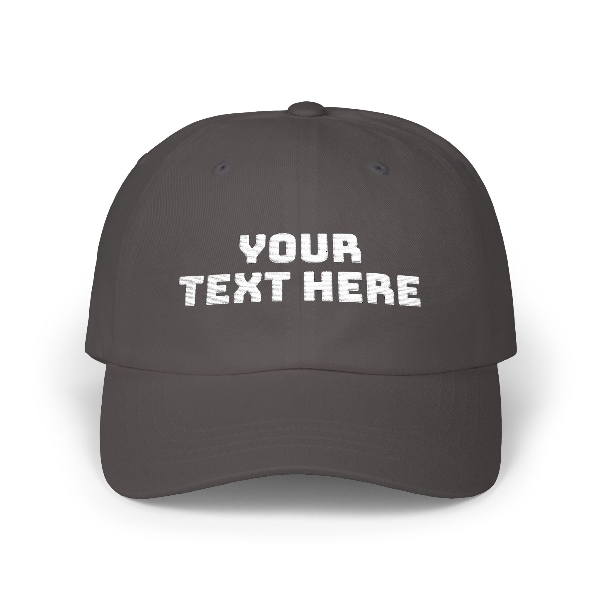Dad Cap — Custom Text Embroidered Classic Baseball Hat