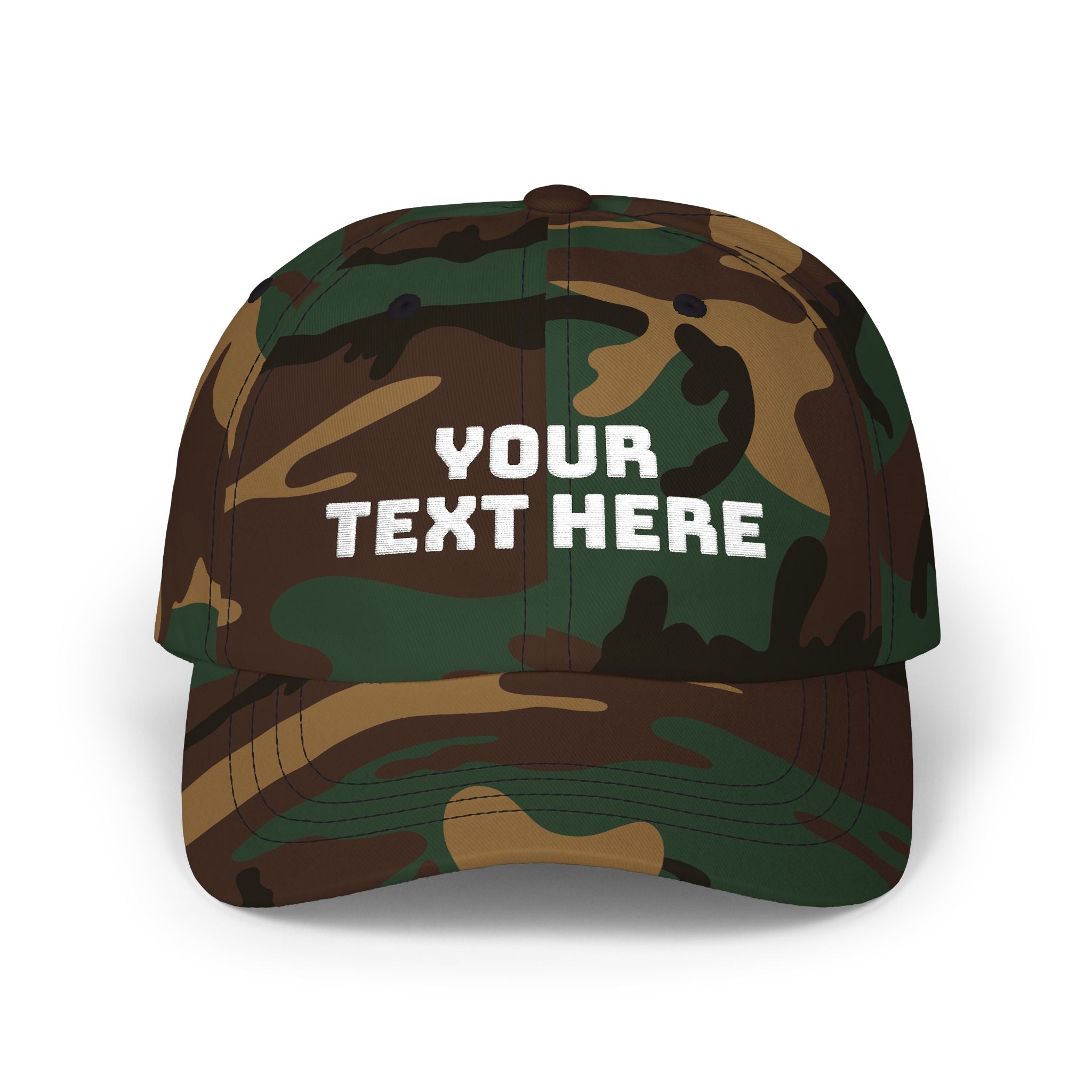 Dad Cap — Custom Text Embroidered Classic Baseball Hat