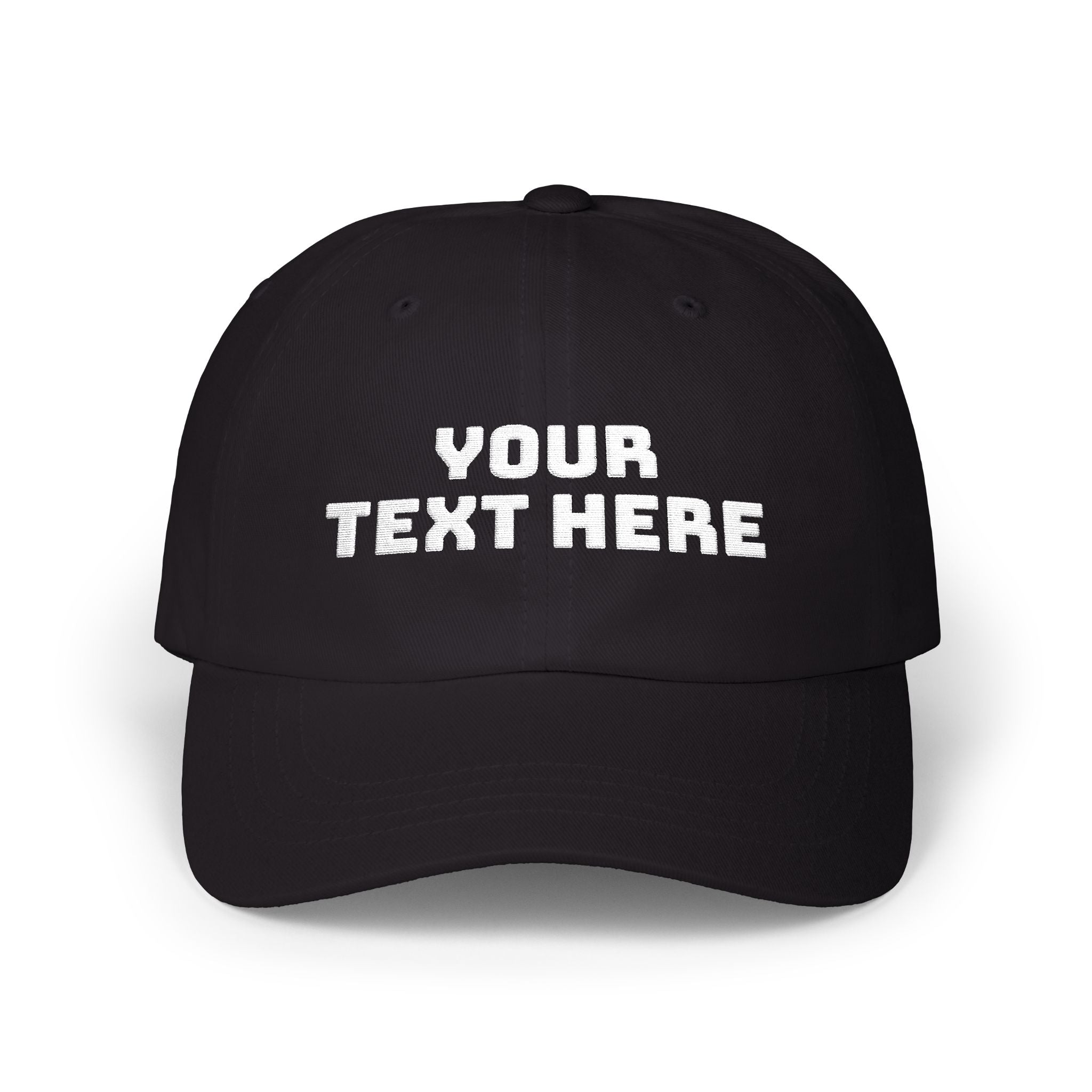 Dad Cap — Custom Text Embroidered Classic Baseball Hat