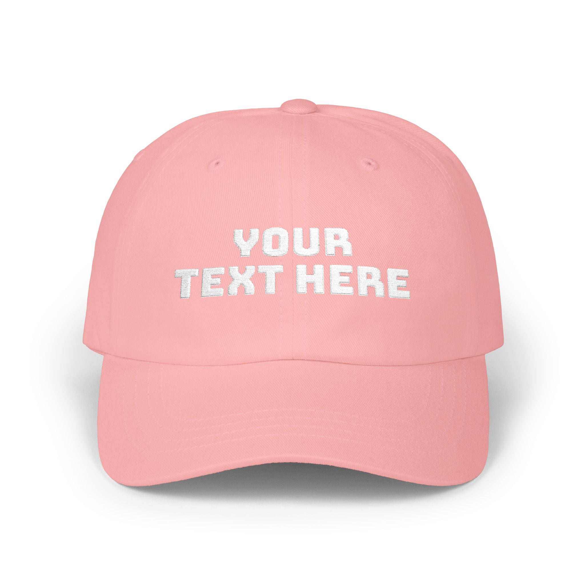 Dad Cap — Custom Text Embroidered Classic Baseball Hat