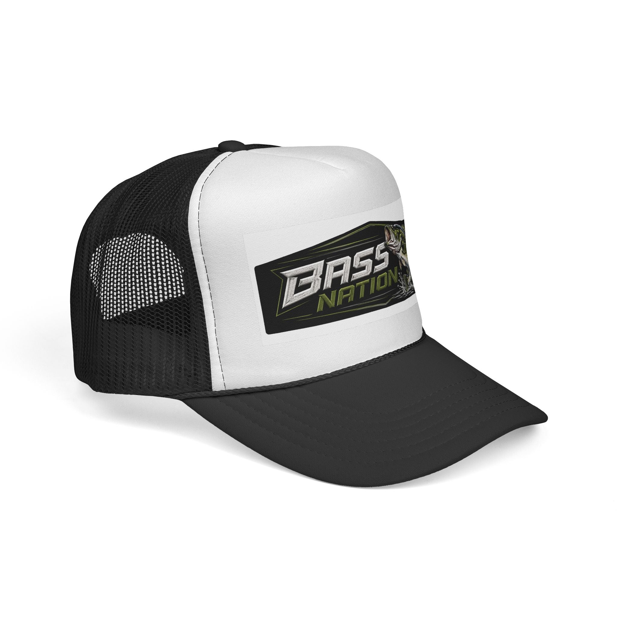 Bass Nation logo Trucker Cap | Fishing Mesh Hat