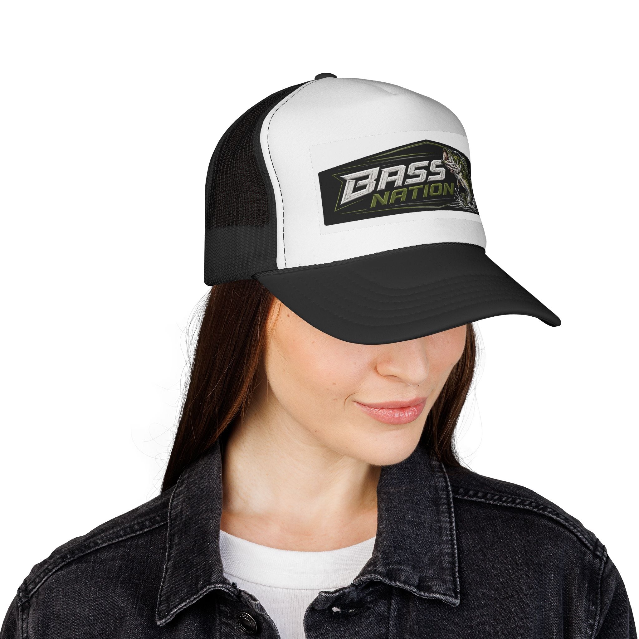 Bass Nation logo Trucker Cap | Fishing Mesh Hat