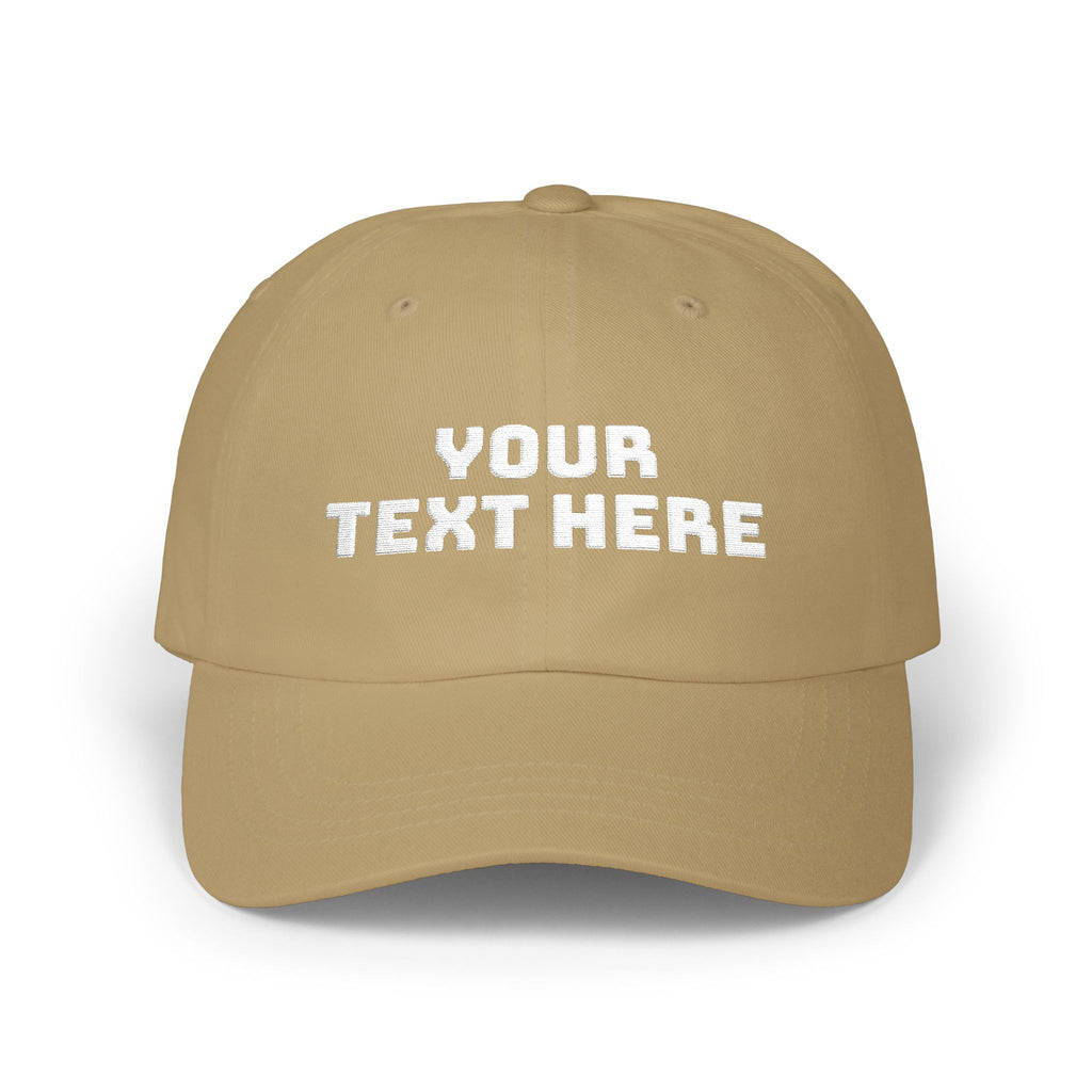 Dad Cap — Custom Text Embroidered Classic Baseball Hat