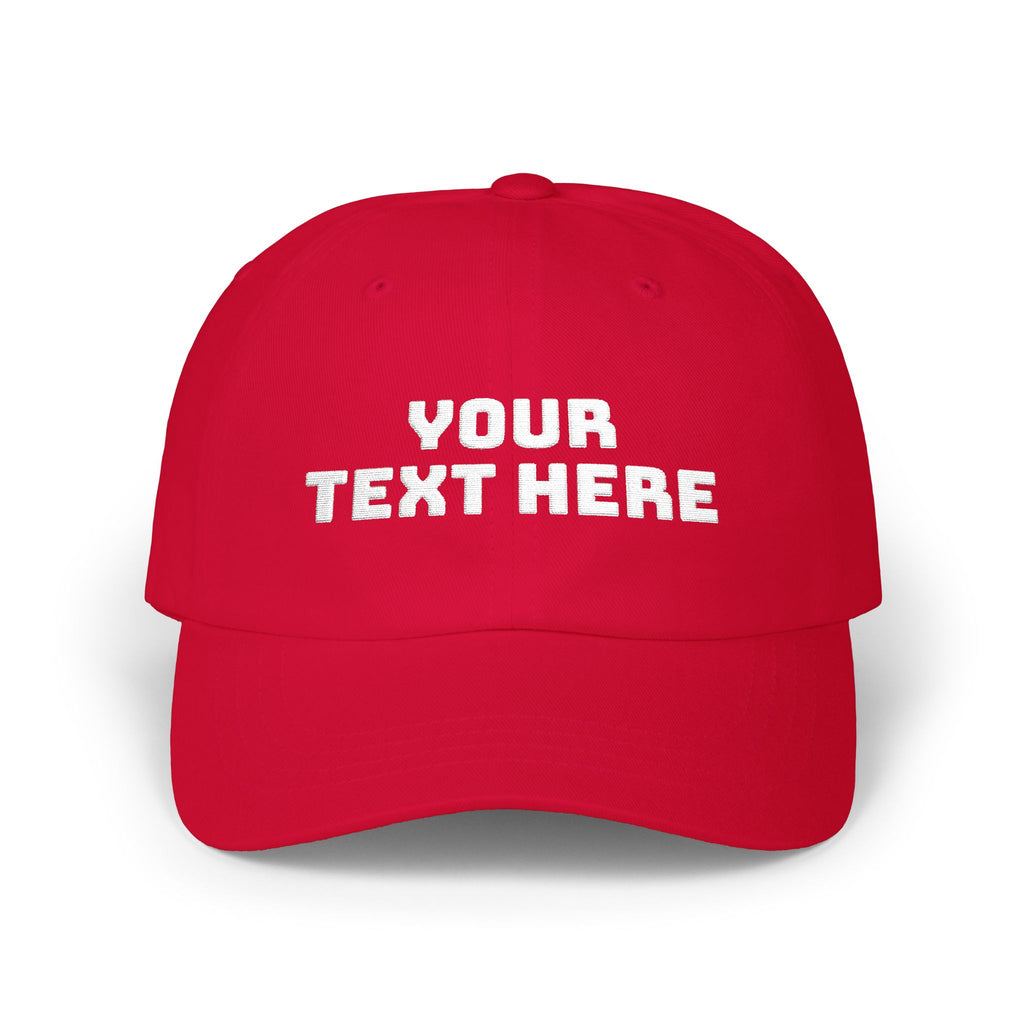 Dad Cap — Custom Text Embroidered Classic Baseball Hat